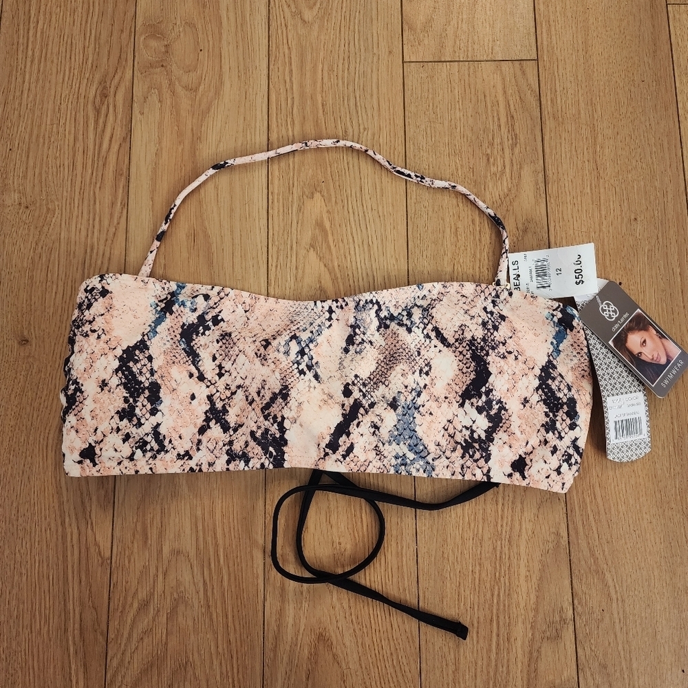 NWT Daisy Fuentes Halter Bikini Top-12 - Picture 4 of 9